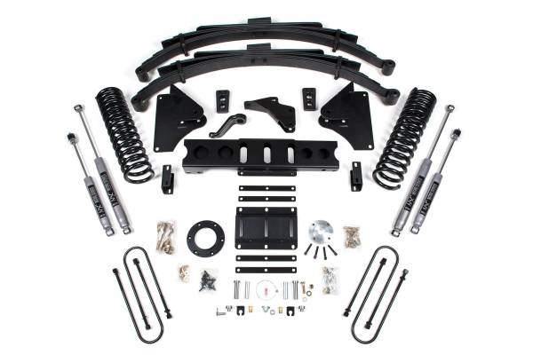 BDS Suspension - 6 Inch Lift Kit Ram 3500 13-18 4WD Diesel Leaf Springs 6 Bolt NX2 Nitro Shocks