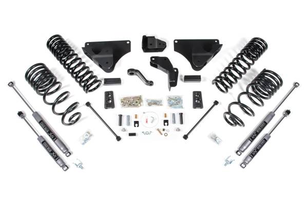 BDS Suspension - 4 Inch Lift Kit Ram 2500 14-18 4WD Gas Rear Lift Coil Springs NX2 Nitro Shocks