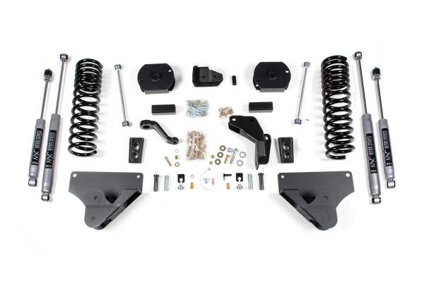 BDS Suspension - 4 Inch Lift Kit Ram 2500 14-18 4WD Gas Rear Lift Coil Spacer NX2 Nitro Shocks