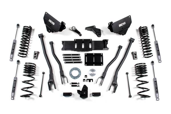 BDS Suspension - 5.5 Inch Lift Kit w/ 4-Link Ram 2500 14-18 4WD Gas NX2 Nitro Shocks