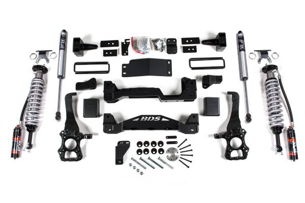 BDS Suspension - 4 Inch Lift Kit FOX 2.5 Performance Elite Coil-Over Ford F150 15-20 4WD