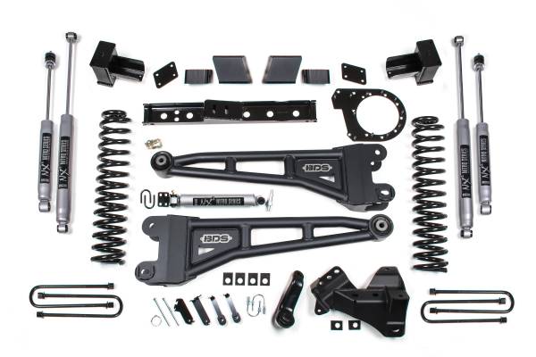 BDS Suspension - 7 Inch Lift Kit w/ Radius Arm Ford F350 Super Duty DRW 20-22 4WD Diesel NX2 Nitro Shocks