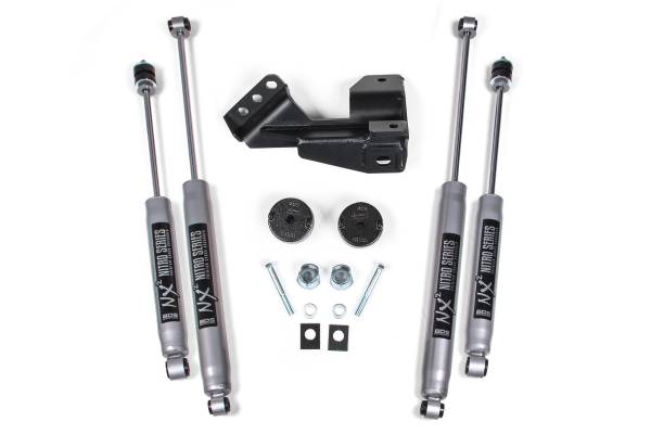 BDS Suspension - 2 Inch Leveling Kit Coil Spacer Ford F250/F350 Super Duty 17-22 4WD NX2 Nitro Shocks