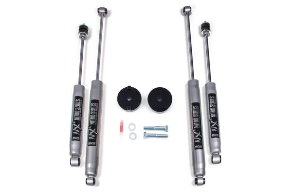 BDS Suspension - 1 Inch Leveling Kit Coil Spacer Ford F250/F350 Super Duty 17-22 4WD With Fox 2.0 Performance Shocks