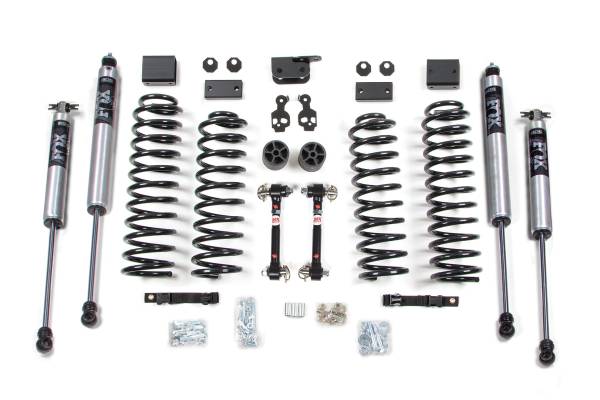 BDS Suspension - 3 Inch Lift Kit Jeep Wrangler JK 07-11 2-Door Fixed Link Sway Bar Fox 2.0 Performance Shocks