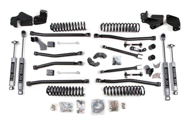 BDS Suspension - 5.5 Inch Lift Kit Long Arm Jeep Wrangler JK 07-18 2-Door Fixed Link Sway Bar NX2 Nitro Shocks