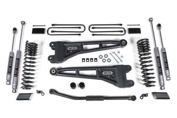 BDS Suspension - 2.5 Inch Lift Kit w/ Radius Arm Ford F450 Super Duty 23-24 W/ NX2 Nitro Shocks