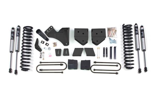 BDS Suspension - 6 Inch Lift Kit Ford F250/F350 Super Duty 05-07 4WD Diesel 5 Inch Block With Overload Fox 2.0 Performance