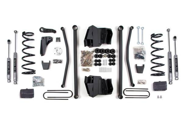 BDS Suspension - 8 Inch Lift Kit Long Arm Dodge Ram 2500/3500 2008 4WD Diesel Manual Block 3.5 Inch Axle NX2 Nitro