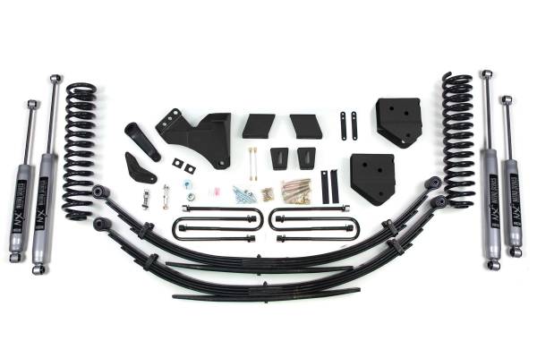 BDS Suspension - 6 Inch Lift Kit Ford F250/F350 Super Duty 11-16 4WD Gas Factory 3 Inch Rear Blocks FOX 2.0 Performance