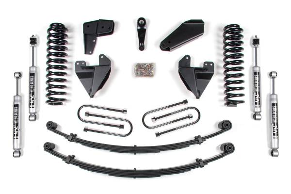 BDS Suspension - 6 Inch Lift Kit Ford F100/F150 80-96 4WD 6 Inch Leaf Springs NX2 Nitro