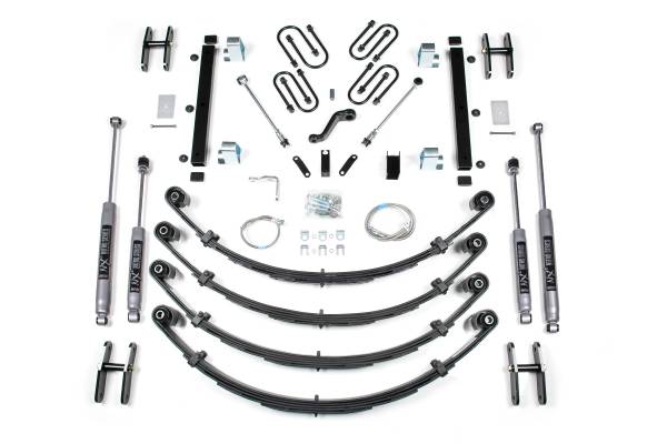 BDS Suspension - 4.5 Inch Lift Kit Jeep Wrangler YJ 87-95 Heavy Duty Leaf Spring NX2 Nitro