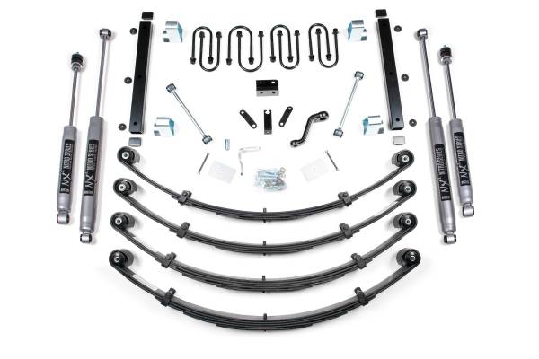 BDS Suspension - 3.5 Inch Lift Kit Jeep Wrangler YJ 87-95 Heavy Duty Leaf Springs NX2 Nitro