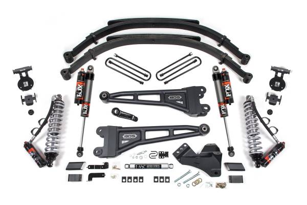 BDS Suspension - 5 Inch Lift Kit w/ Radius Arm FOX 2.5 Coil-Over Conversion Performance Elite Ford F250/F350 Super Duty 23-24 4WD Diesel Leaf Springs 2.5 Performance Elite