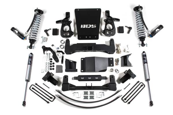 BDS Suspension - 8 Inch Lift Kit FOX 2.5 Coil-Over Dual Speed Compression Adjust Silverado/Sierra 1500 14-18 4WD Cast Steel Control Arm Fox 2.5 Performance Shocks