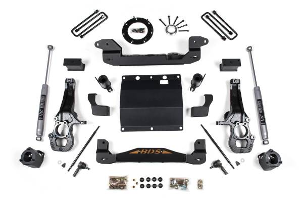 BDS Suspension - 5.5 Inch Lift Kit Chevy Colorado or GMC Canyon 15-22 4WD NX2 Nitro