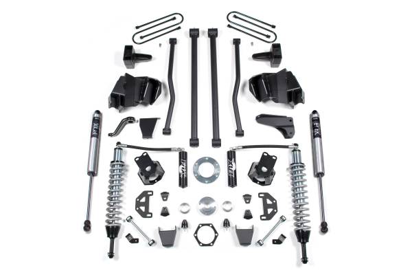 BDS Suspension - 6 Inch Lift Kit Long Arm & FOX 2.5 Coil-Over Conversion Dodge Ram 2500/3500 2008 4WD Fox 2.5 Performance Shocks Diesel Rear Leaf Springs Fox 2.5 Performance Shocks