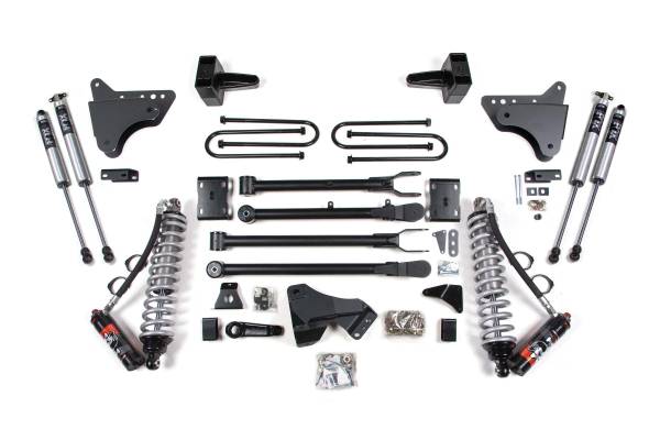 BDS Suspension - 4 Inch Lift Kit w/ 4-Link FOX 2.5 Performance Elite Coil-Over Conversion Ford F250/F350 Super Duty 11-16 4WD Diesel Rear Leaf Springs