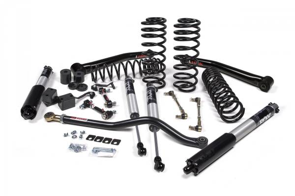 JKS Manufacturing - 2018-2024 Jeep Wrangler JL 1.5 Inch Suspension Lift Kit 1 Inch Rear Coil Spring w/ J-link arms Fox 2.5 Performance Series Shocks JSPEC