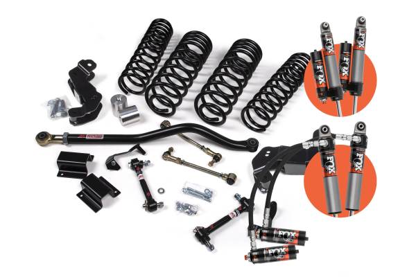 JKS Manufacturing - 2020-2023 Jeep Gladiator JT 4WD 3-3.5 Inch J-Kontrol Suspension Lift Kit 1.5-2 Inch Rear w/ Fox 2.5 Performance Elite Shocks JSPEC