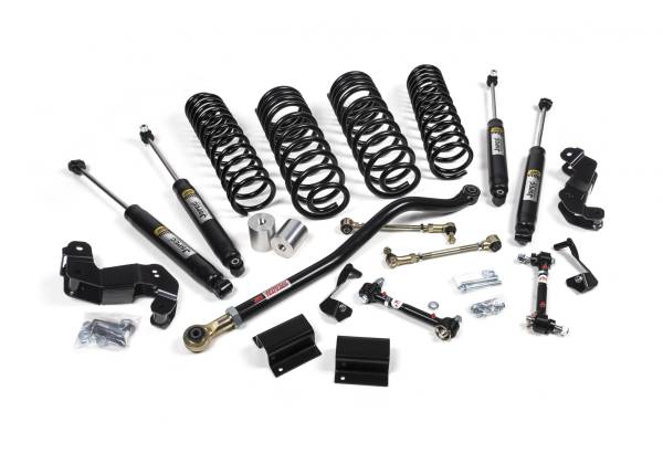 JKS Manufacturing - 2020-2023 Jeep Gladiator JT 4WD 3-3.5 Inch J-Kontrol Suspension Lift Kit 1.5-2 Inch Rear w/ J-Spec Shocks JSPEC