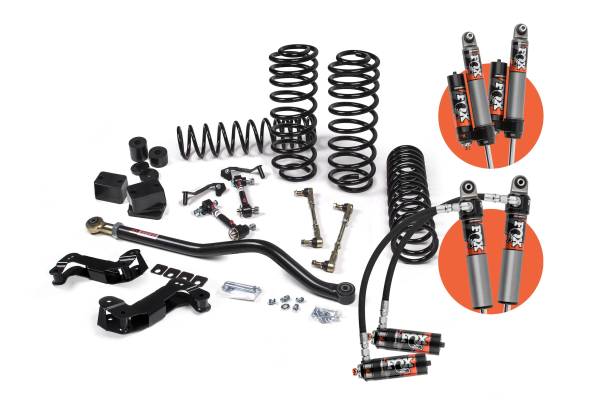 JKS Manufacturing - 2018-2024 Jeep Wrangler JL J-Kontrol 2.5 Inch 4 Door w/Fox 2.5 Performance Elite Series Shocks Diesel JSPEC