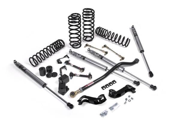 JKS Manufacturing - 2018-2024 Jeep Wrangler JL J-Kontrol 2.5 Inch 4 Door w/Fox Adventure Series Shocks Diesel JSPEC