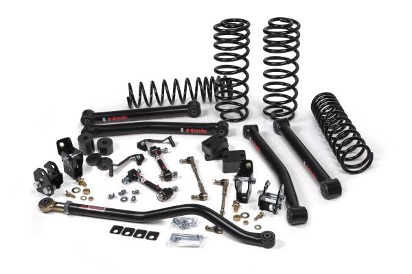 JKS Manufacturing - 2018-2024 Jeep Wrangler JL J-Konnect 2.5 Inch 4 Door w/Shock Extension Brackets Diesel JSPEC