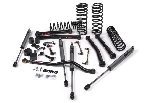 JKS Manufacturing - 2018-2024 Jeep Wrangler JL J-Konnect 2.5 Inch 4 Door w/Fox Adventure Series Shocks Diesel JSPEC