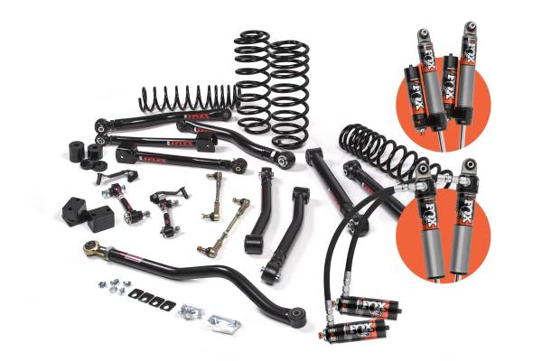 JKS Manufacturing - 2018-2024 Jeep Wrangler JL J-Krawl 3.5 Inch Lift Kit 4 Door w/Fox 2.0 Performance Shocks HD Rate Coils JSPEC