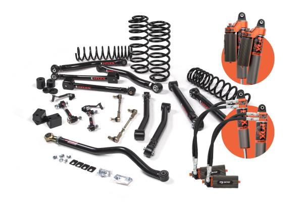 JKS Manufacturing - 2018-2024 Jeep Wrangler JL J-Krawl 3.5 Inch Lift Kit 4 Door w/Fox 3.0 Factory Race Series IBP Shocks Standard Rate Coils JSPEC