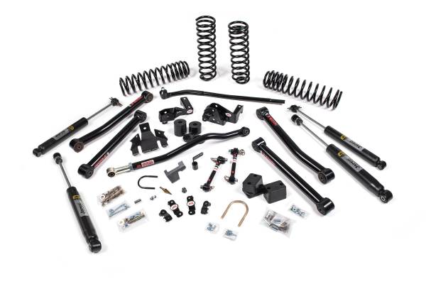 JKS Manufacturing - 2007-2018 Jeep Wrangler JK J-Konnect 2 Door 3.5 Inch Lift Kit w/ JSpec Shocks JSPEC