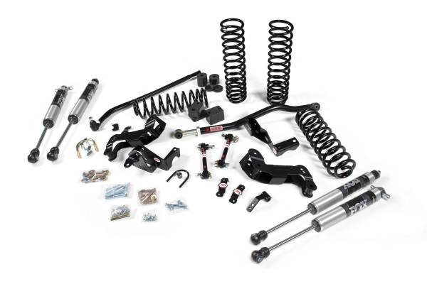 JKS Manufacturing - 2007-2018 Jeep Wrangler JK J-Konnect 4 Door 3.5 Inch Lift Kit w/ Fox Adventure Series Shocks JSPEC