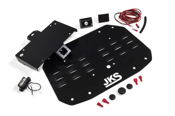 JKS Manufacturing - Tailgate Vent Cover with License Plate and Camera Mount Wrangler JL JKS Manufacturing