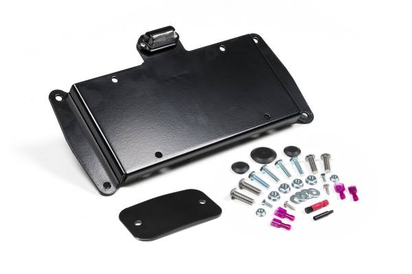 JKS Manufacturing - License Plate Relocation Kit w/Light Wrangler JK JKS Manufacturing