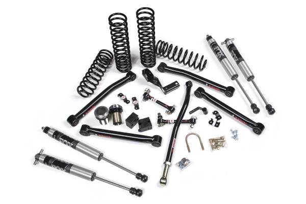 JKS Manufacturing - 07-18 Jeep Wrangler JK J-Lander 3.5 Inch 4 Door w/Fox 2.0 Performance Series Shocks JSPEC