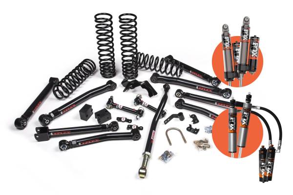 JKS Manufacturing - 07-18 Jeep Wrangler JK 2 Door 3.5 Inch J-Krawl Suspension Lift Kit w/ Fox 2.5 Performance Elite Series R/R DSC Shocks 4WD JSPEC