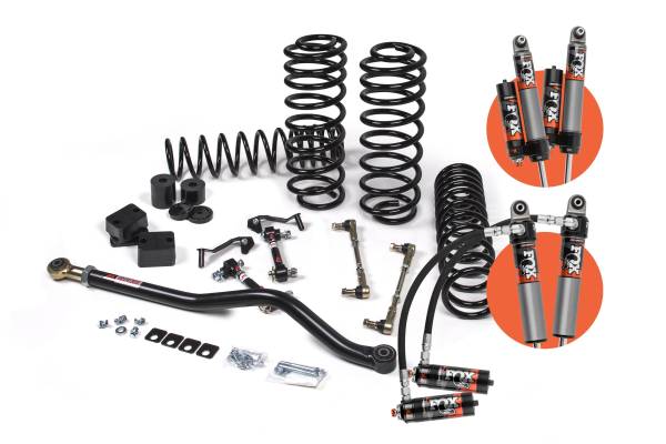 JKS Manufacturing - 2020-2023 Jeep Gladiator JT J-Venture 4 Inch Inch Lift Kit Front 1.5-2 Inch Lift Kit Rear Lift Kit- Fox 2.5 Performance Elite Series Shocks JSPEC