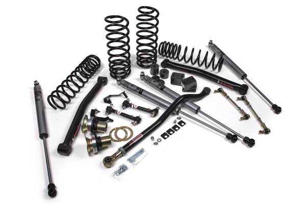 JKS Manufacturing - 2018-2024 Jeep Wrangler JL J-Lander 3.5 Inch Lift Kit 4 Door w/Fox Adventure Series Shocks HD Rate Coils JSPEC