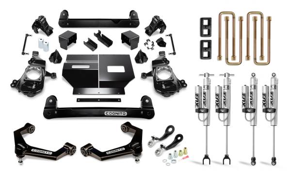 Cognito Motorsports Truck - Cognito 4-Inch Performance Lift Kit with Fox PS 2.0 IFP Shocks for 20-22 Silverado/Sierra 2500/3500 2WD/4WD