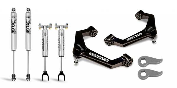 Cognito Motorsports Truck - Cognito 3-Inch Performance Leveling Kit With Fox PS 2.0 IFP Shocks for 20-22 Silverado/Sierra 2500/3500 2WD/4WD