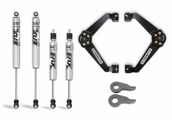 Cognito Motorsports Truck - Cognito 3-Inch Performance Leveling Kit With Fox PS 2.0 IFP Shocks for 01-10 Silverado/Sierra 2500-3500 2WD/4WD