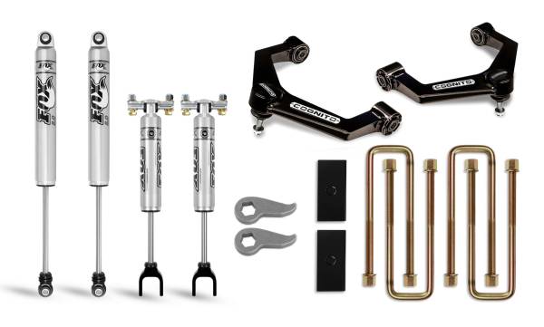 Cognito Motorsports Truck - Cognito 3-Inch Performance Leveling Lift Kit With Fox PS 2.0 IFP Shocks for 20-22 Silverado/Sierra 2500/3500 2WD/4WD