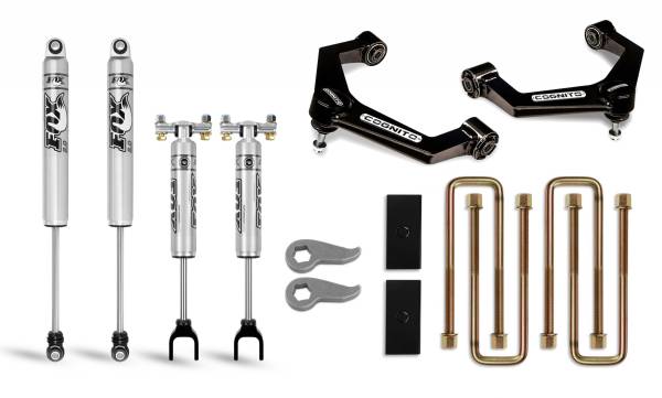 Cognito Motorsports Truck - Cognito 3-Inch Performance Uniball Leveling Lift Kit With Fox PS 2.0 IFP Shocks for 20-22 Silverado/Sierra 2500/3500 2WD/4WD