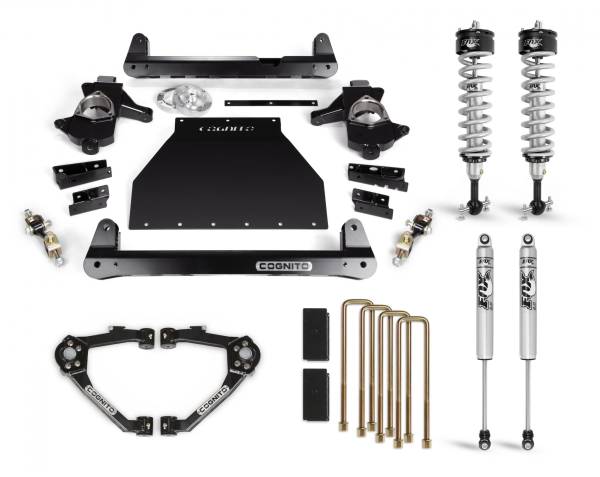 Cognito Motorsports Truck - Cognito 4-Inch Performance Lift Kit With Fox PS IFP 2.0 Shocks for 14-18 Silverado/Sierra 1500 2WD/4WD With OEM Stamped Steel/Cast Aluminum Control Arms