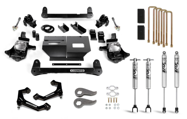 Cognito Motorsports Truck - Cognito 6-Inch Standard Lift Kit with Fox PS 2.0 IFP Shocks for 11-19 Silverado/Sierra 2500/3500 2WD/4WD