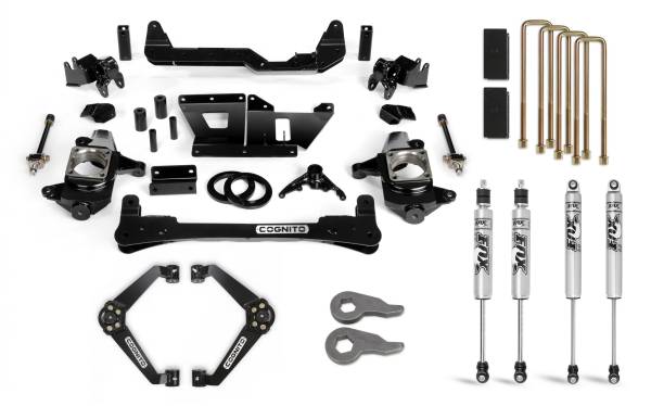 Cognito Motorsports Truck - Cognito 6-Inch Standard Lift Kit with Fox PS 2.0 IFP Shocks for 01-10 Silverado/Sierra 2500/3500 2WD/4WD