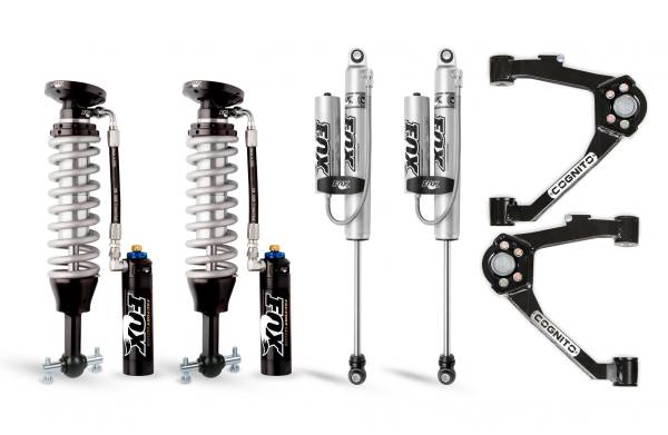 Cognito Motorsports Truck - Cognito 3-Inch Elite Leveling Kit with Fox FSRR Shocks for 07-18 Silverado/Sierra 1500 2WD/4WD With OEM Cast Steel Control Arms