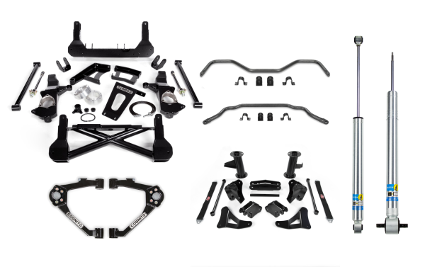 Cognito Motorsports Truck - Cognito 10-Inch Performance Lift Kit with Bilstein 5100 Series Shocks For 07-18 Suburban 1500/Yukon XL 1500 2WD/4WD with OEM Cast steel upper control arms