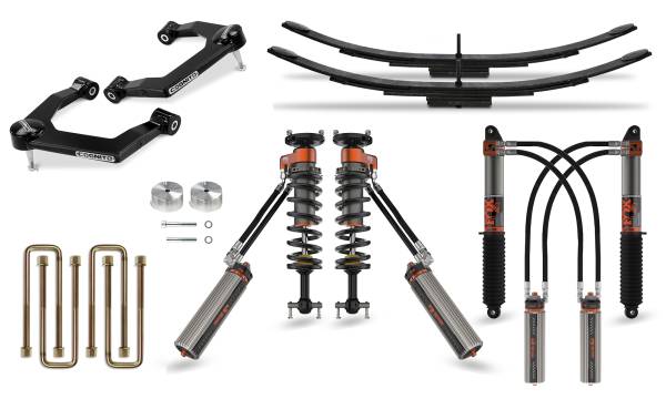 Cognito Motorsports Truck - 3 Inch Ultimate Leveling Kit With Fox FRS 3.0 IBP Shocks for 19-23 Silverado/Sierra 1500 2WD/4WD Including AT4 and Trail Boss